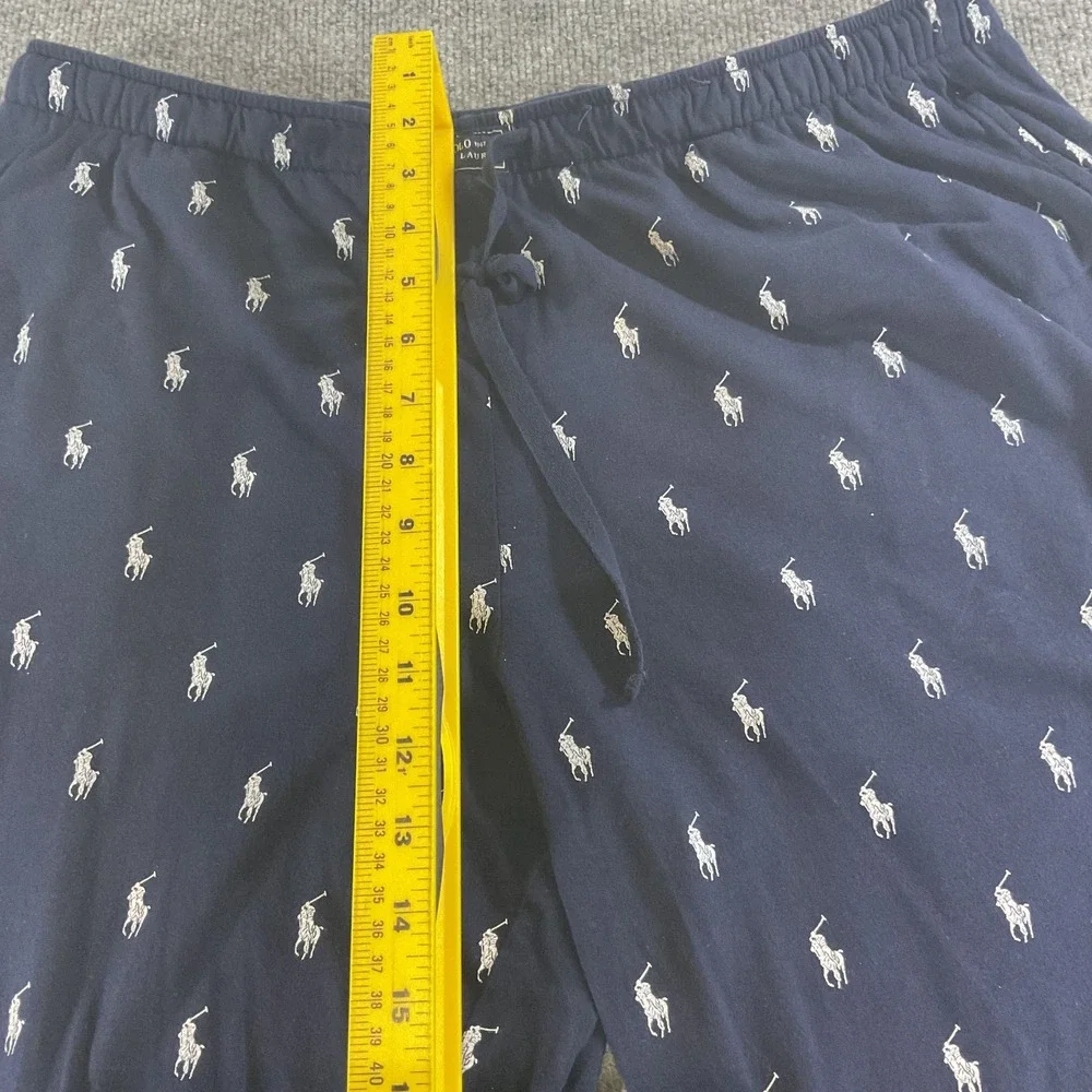 Polo Ralph Lauren Pajama Pants Mens XL Navy Pony Print Sleepwear Lounge